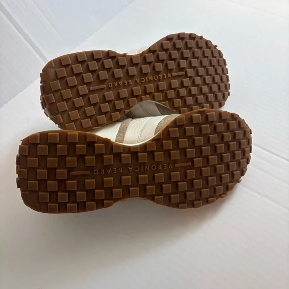 Veronica Beard Valentina Sneaker in Ecru Size 10 - Picture 8 of 9